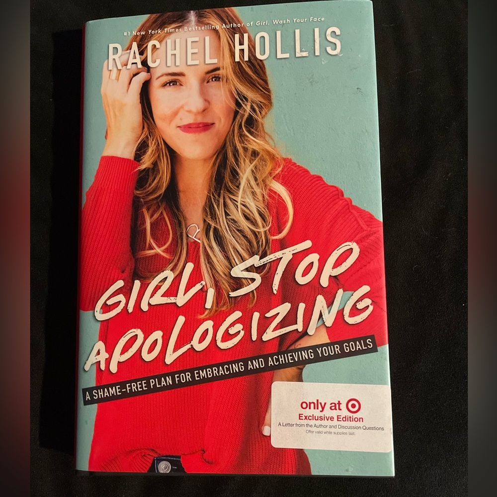 Girl, Stop Apologizing by Rachel Hollis Target Edition NWT